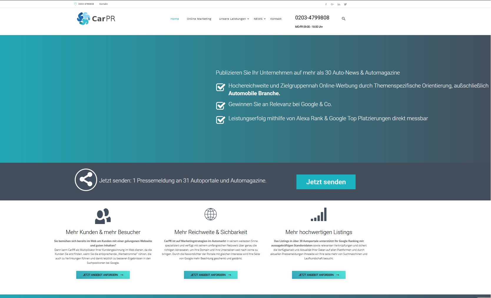 Online PR für Autoversicherung Online PR für Autoversicherung