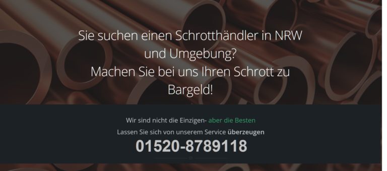 Schrottabholung Köln – Schrotthändler NRW
