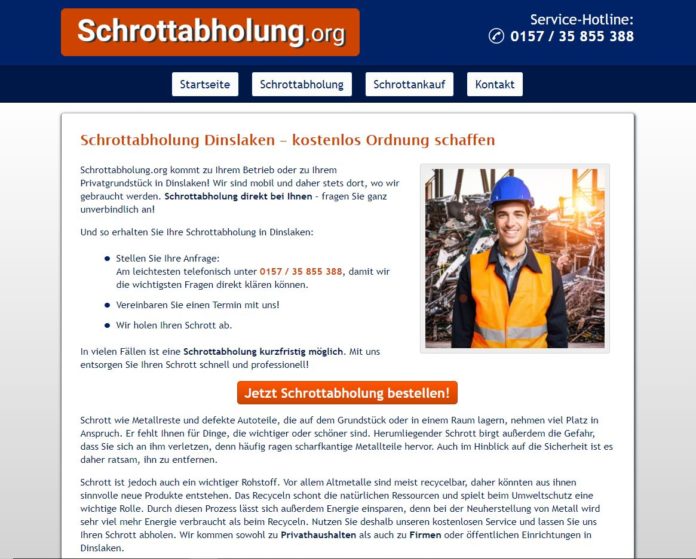 Schrottabholung Leverkusen