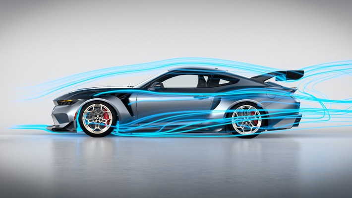 Supersportwagen der Zukunft: Die Aktive Aerodynamik des Ford Mustang GTD