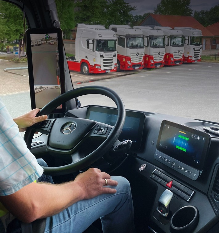 Goodyear DriverHub revolutioniert das Mercedes-Benz Truck App Portal