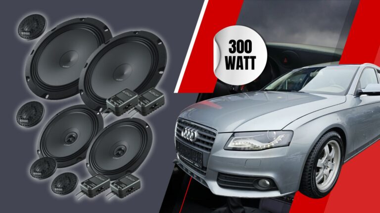Audi A4 B8 Sound verbessern mit Top-Klang Bass und Pegel