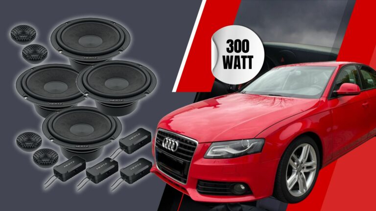 Klangexplosion im Audi A4 B6/B7: Upgrade für mehr Power und Brillanz!